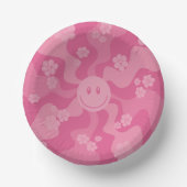 Bols En Carton Sourire - rose (Recto)