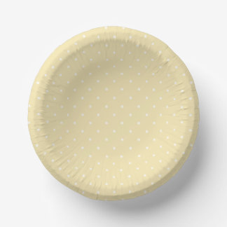 Bols En Carton Spring Polka Dots Micro | Crème au beurre
