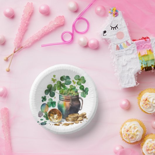 Bols En Carton St. Patrick's Day Shamrocks et pièces (Fête)