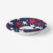 Bols En Carton Starry Splendor : Rouge, Bleu Blanc Bleu Bleu Bol  (Angulaire)