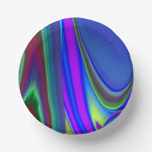 Bols En Carton Summerfeel, Rainbowart 3D Abstrait