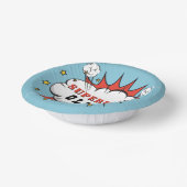 Bols En Carton Superhero Comic Speech Bubble Boy Anniversaire Par (Angulaire)