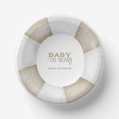 Bols En Carton Surf Board Baby Shower Custom (Recto)