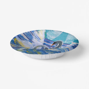 Bols En Carton Swans "Art by Kids"