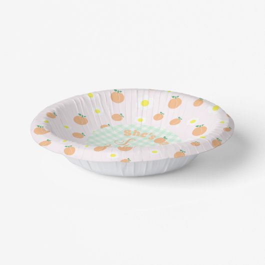 Bols En Carton Sweet Peach 1er anniversaire (Angulaire)