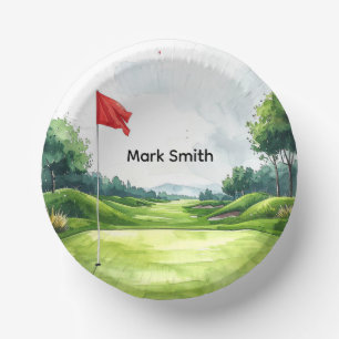 Bols En Carton Tapis de putting de parcours de golf