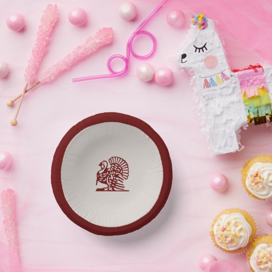 Bols En Carton Thanksgiving Turquie ~ Plaque (Fête)