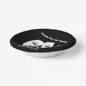 Bols En Carton Théâtre Masque Comédie Tragédie Black White Drame (Angulaire)