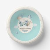 Bols En Carton Thème de l'aviation mignonne Toddler Boy's Birthda (Recto)