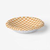 Bols En Carton Tiny Orange and White Gingham (Angulaire)