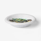 Bols En Carton Tortue dans les bocaux de papier aquarelle (Angulaire)