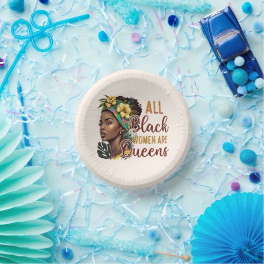 Bols En Carton Toutes les femmes noires sont des reines (Fête)