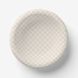 Bols En Carton Trellis Diamant | Lin Souple