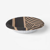 Bols En Carton Triangle en tan et noir (Angulaire)