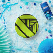 Bols En Carton Triangle - Vert chaux (Fête)