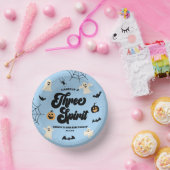 Bols En Carton Trois Esprit Bleu Halloween 3e fête d'anniversaire (Fête)