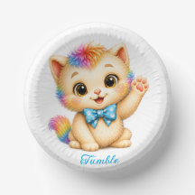 Tumble le papier à motif de chaton