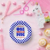 Bols En Carton Un Américain 4 juillet 1er anniversaire (Fête)