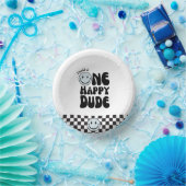 Bols En Carton Un joyeux Dude bleu joyeux visage anniversaire (Fête)