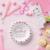 Bols En Carton Un petit Baby shower de Coeurs Roses Rouges (Fête)