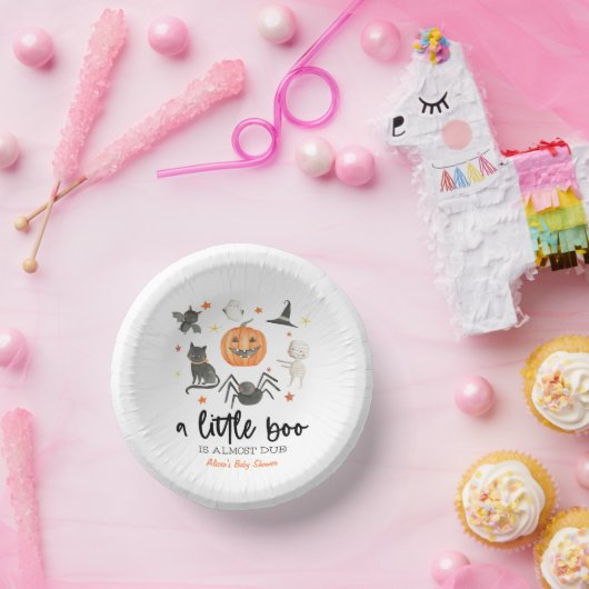 Bols En Carton Un Petit Boo Est Presque Attendu ! Baby shower Hal (Fête)