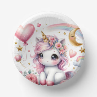 Bols En Carton Unicorne rose