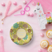 Bols En Carton Unique Abstract Silhouette Stencil Art Birthday (Fête)