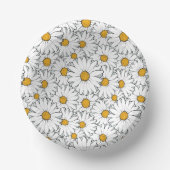 Bols En Carton Unique Hip Summer Daisy Floral Pattern Aquarelle (Recto)