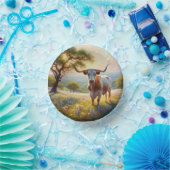 Bols En Carton Vache à landes du printemps du Texas (Fête)