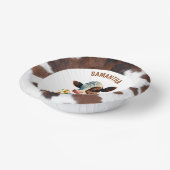 Bols En Carton Vache Brown et blanche (Angulaire)