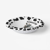 Bols En Carton Vache noire et blanche (Angulaire)