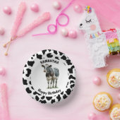 Bols En Carton Vache noire et blanche (Fête)