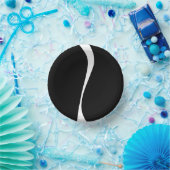 Bols En Carton Vagues simples 2 - Noir et blanc (Fête)