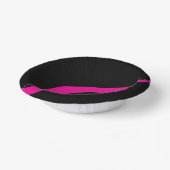 Bols En Carton Vagues simples 3 en Magenta et noir (Angulaire)