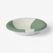 Bols En Carton Vagues simples en vert (Angulaire)
