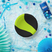 Bols En Carton Vagues simples en vert citron (Fête)