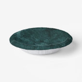 Bols En Carton Velvety Turquoise Damask | Grunge vert foncé Baroq (Angulaire)