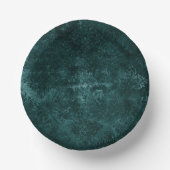 Bols En Carton Velvety Turquoise Damask | Grunge vert foncé Baroq (Recto)