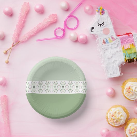 Bols En Carton Vert Foncé Et Clair (Fête)