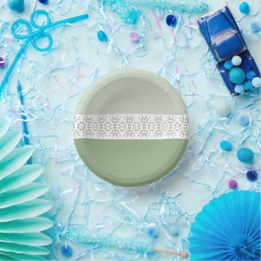 Bols En Carton Vert Foncé Et Clair (Fête)