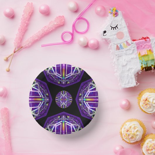 Bols En Carton Violet W3 (Fête)