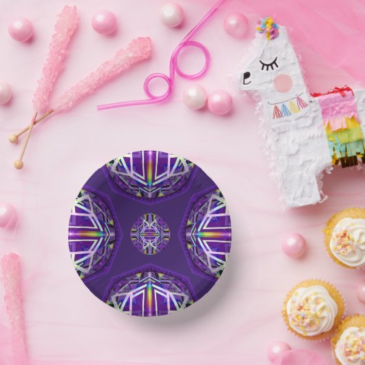 Bols En Carton Violet W3 (Fête)