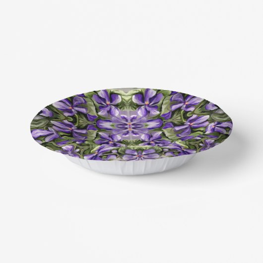 Bols En Carton violettes dans un bocal de lune (Angulaire)