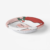 Bols En Carton Visage Père Noël joyeux | Joyeux Noël (Angulaire)