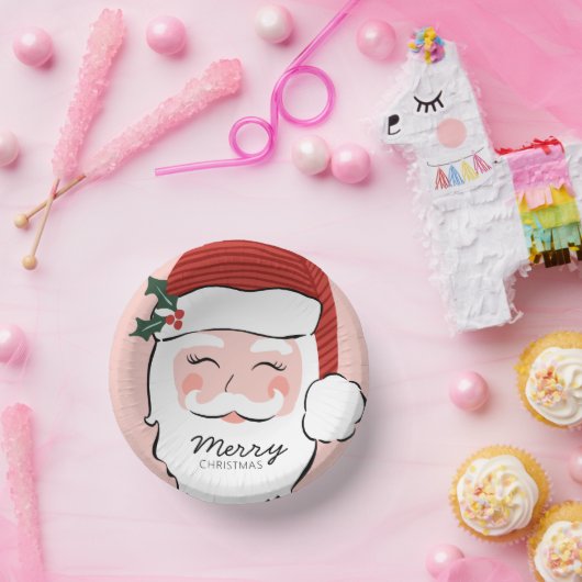 Bols En Carton Visage Père Noël joyeux | Joyeux Noël (Fête)