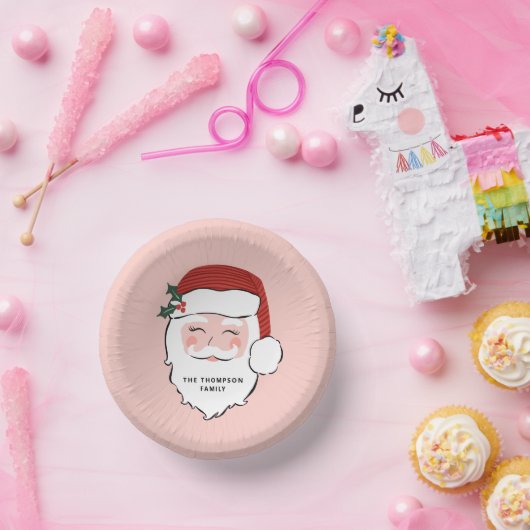 Bols En Carton Visage Père Noël joyeux | Noël (Fête)