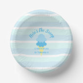 Bols En Carton Voici The Scoop Ice Cream Summer Boy Birthday (Recto)