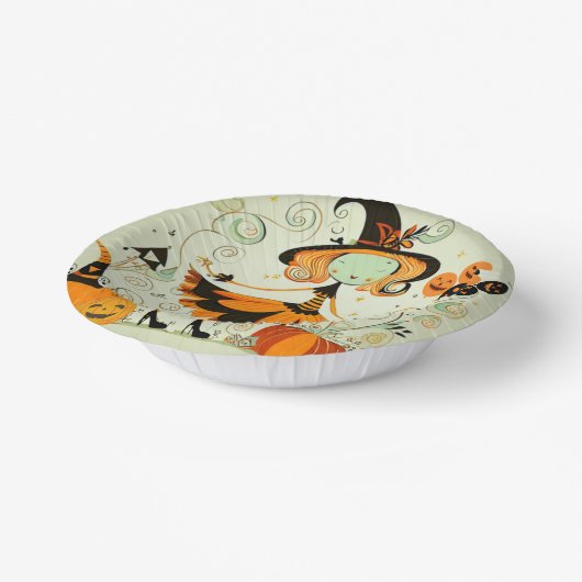 Bols En Carton whimsical/sorcière/citrouille/chute (Angulaire)