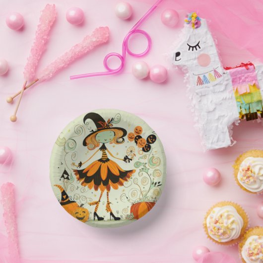 Bols En Carton whimsical/sorcière/citrouille/chute (Fête)