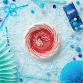 Bols En Carton Wild Wolf Whirling boules de papier blanc (Fête)